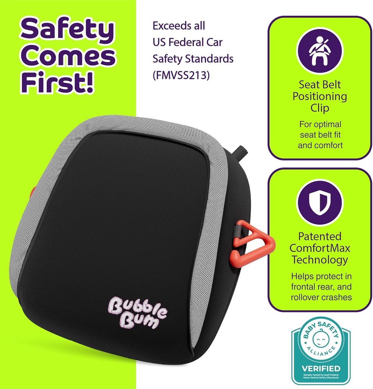 BubbleBum inflatable travel booster