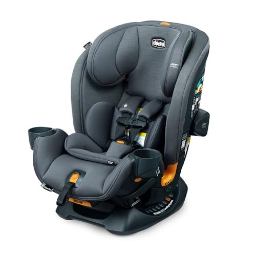 Chicco OneFit LX ClearTex all-in-one car seat in rear-facing configuration