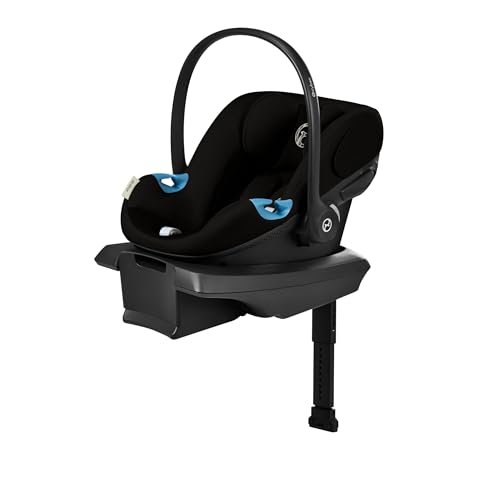 Cybex Aton G2 infant car seat with Load Leg base and SensorSafe chest clip