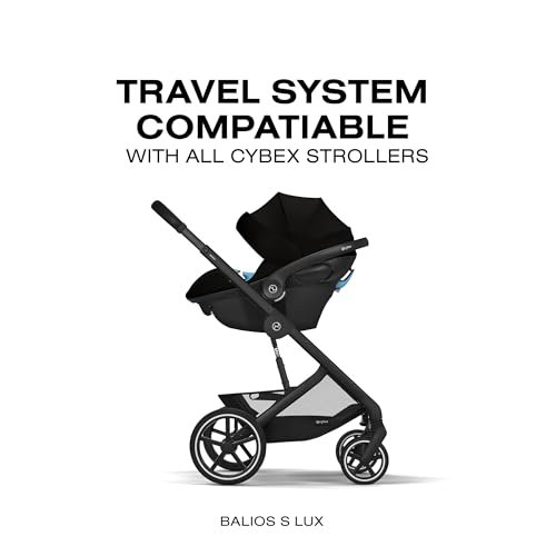 Cybex Aton G2 infant car seat with Load Leg base and SensorSafe chest clip