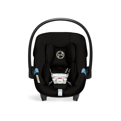 Cybex Aton G2 infant car seat with Load Leg base and SensorSafe chest clip