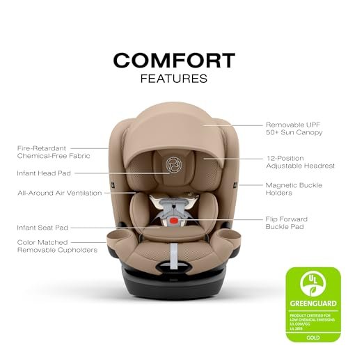 Cybex Callisto G 360 rotating all-in-one car seat in Almond Beige