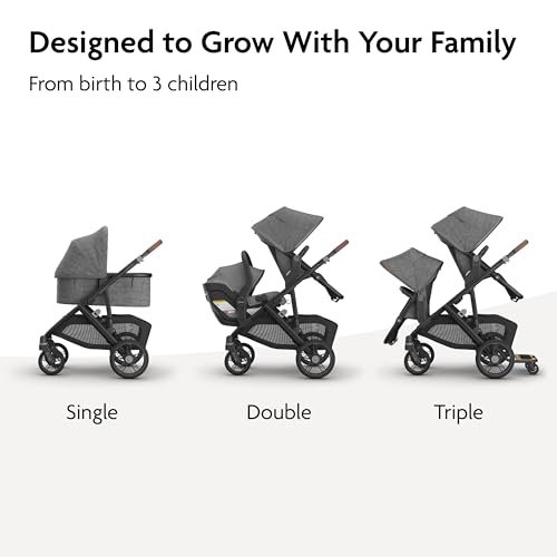 UPPAbaby Vista V3 convertible single-to-double stroller